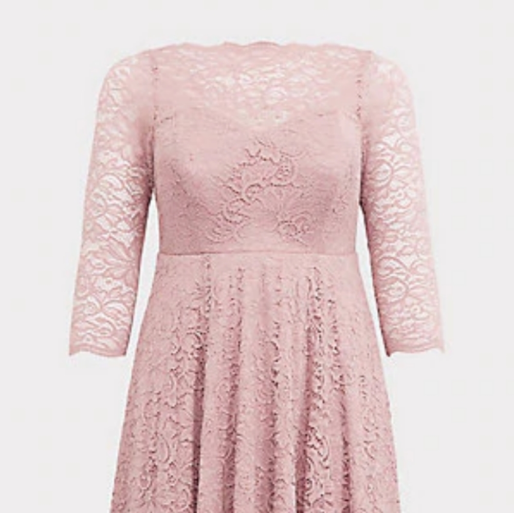 Torrid Blush Special Occasion Dress